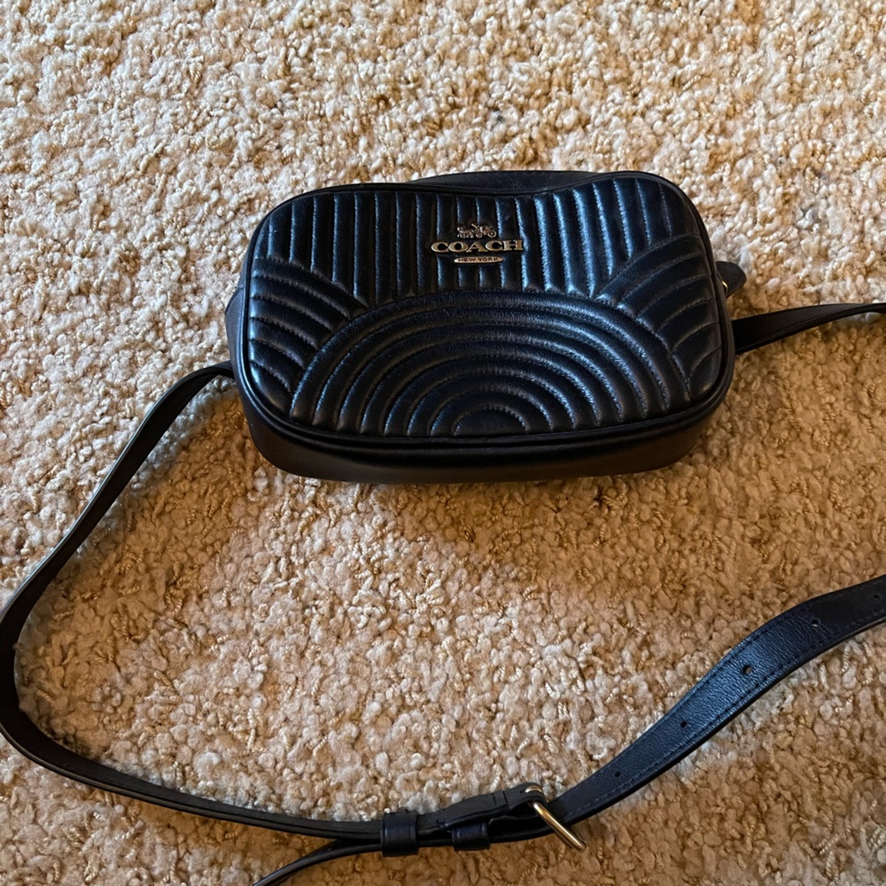 COACH quilted leather belt bag